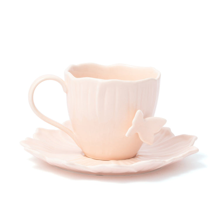 Petal Frill Cup & Saucer Pink