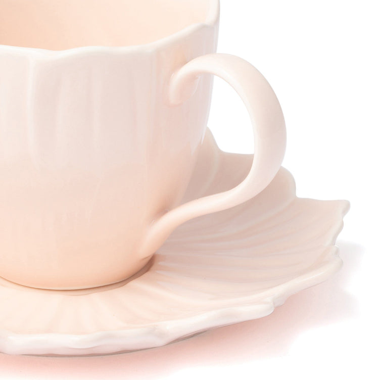 Petal Frill Cup & Saucer Pink