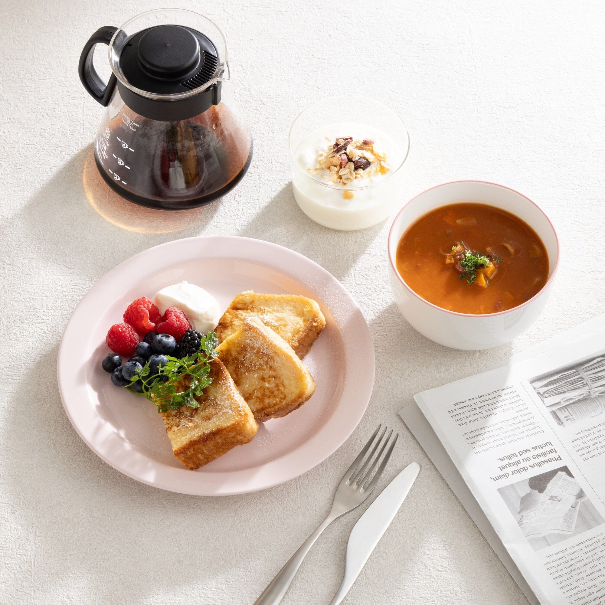 Starter 3-Piece Set Morning Time Pink