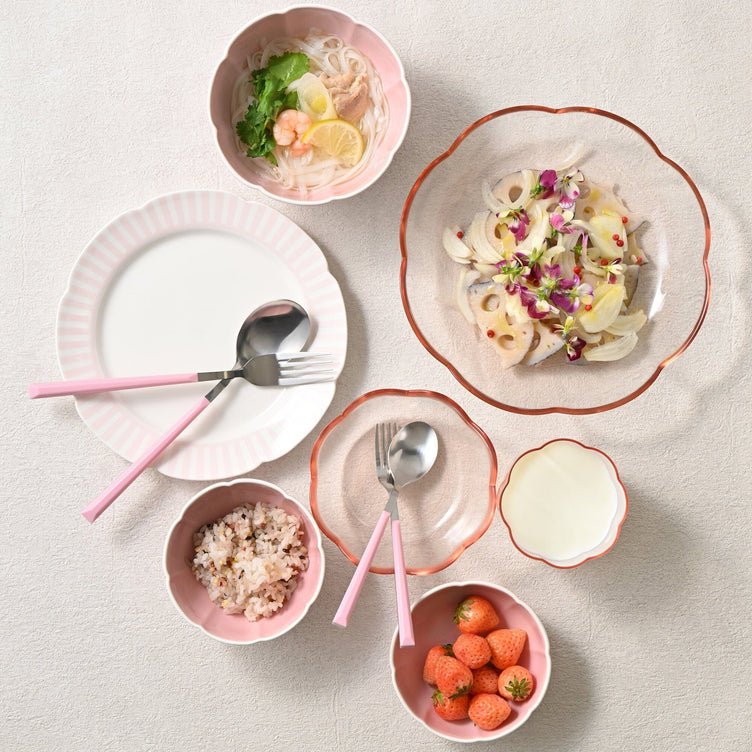 Flower Mini Rice Bowl Pink