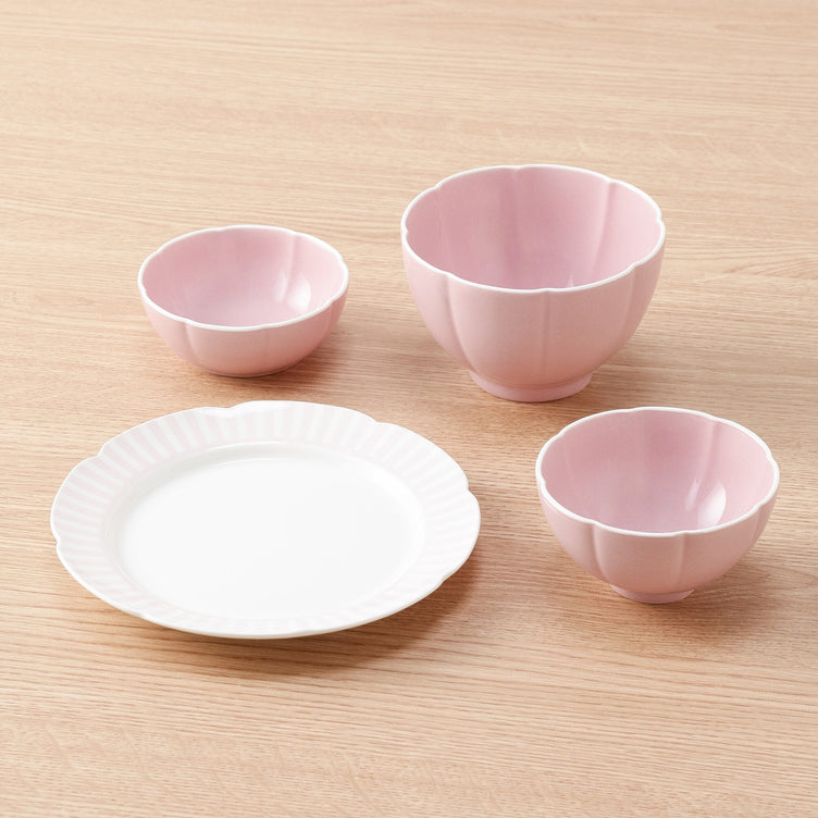 Flower Mini Rice Bowl Pink