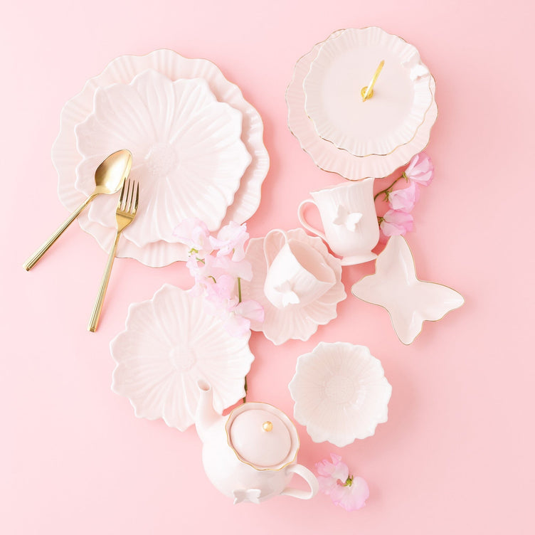 Petal Frill Bowl Pink