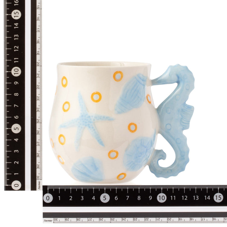 Hand Paint Mug Blue
