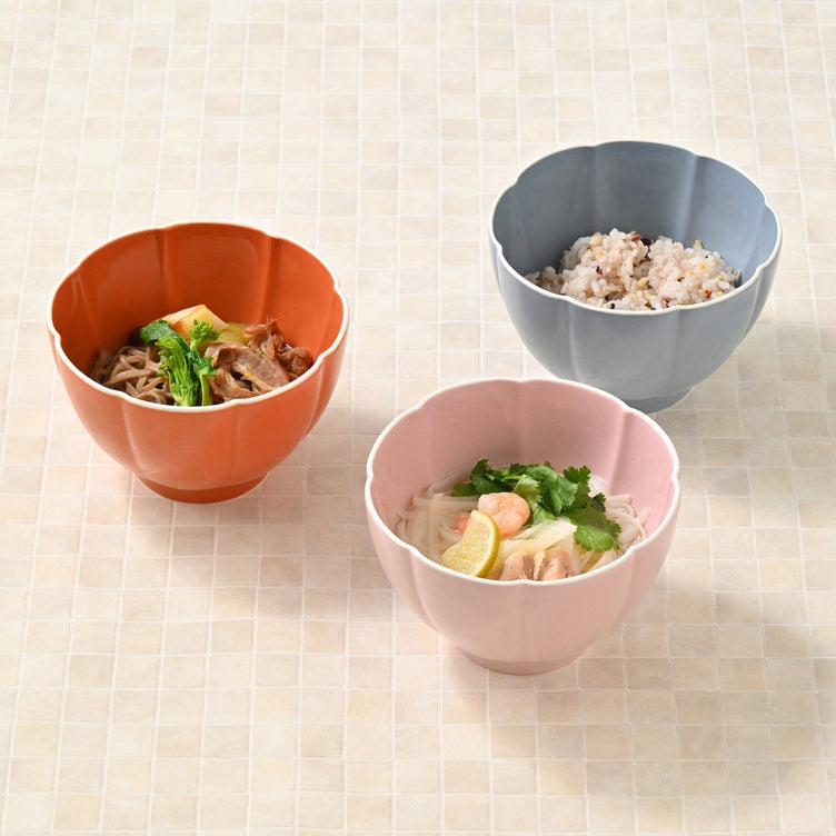 Flower Mini Deep Bowl Orange