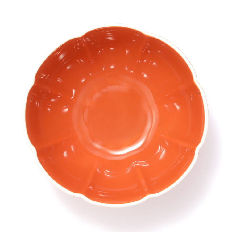Flower Mini Deep Bowl Orange