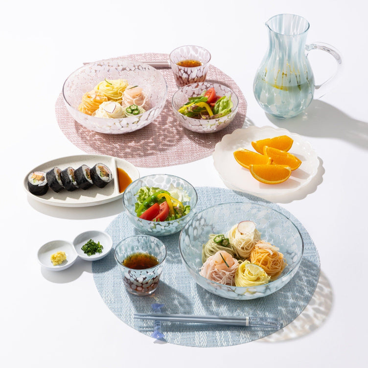 Separate Plate 2-Tier Blue