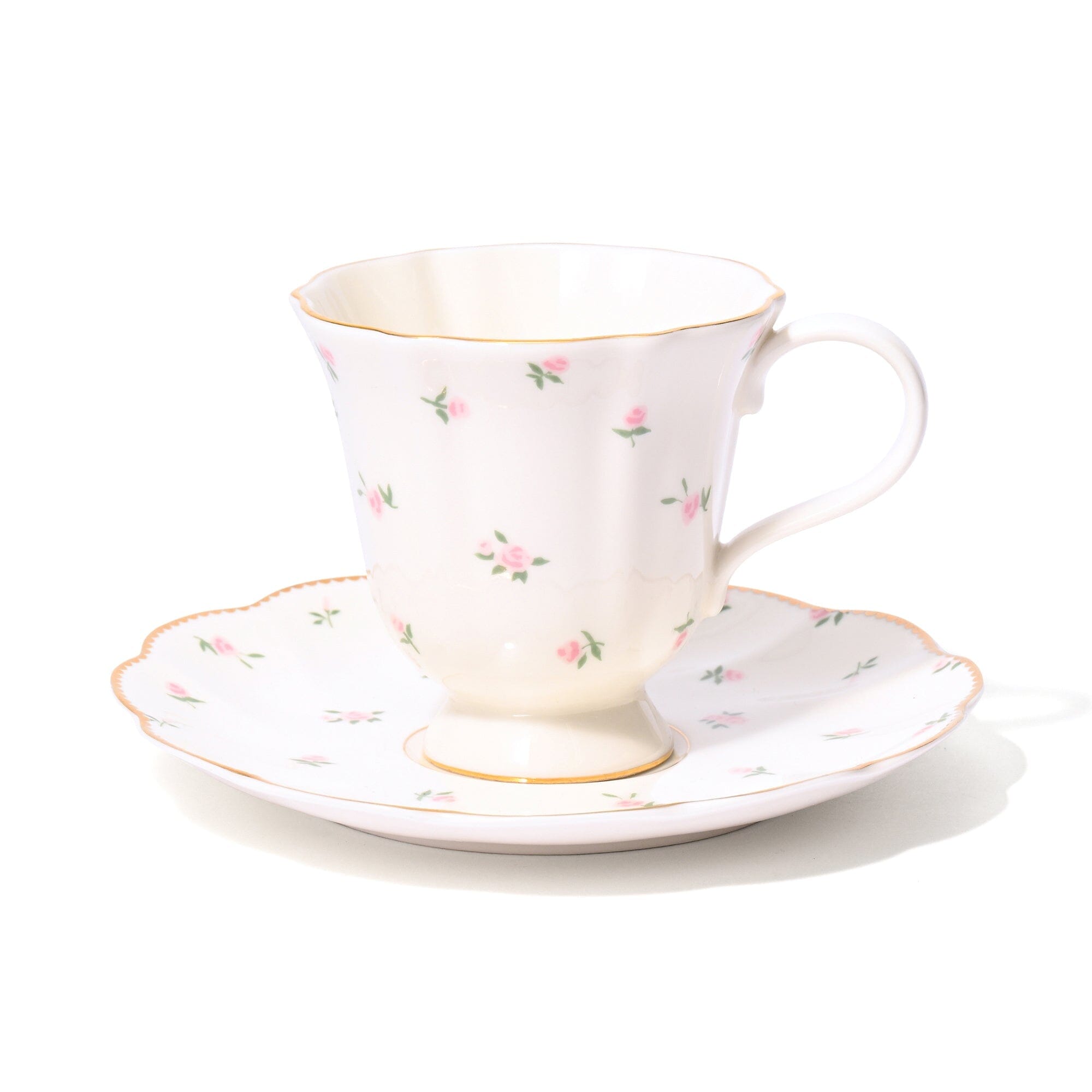 Classic Rose Cup & Saucer Pink
