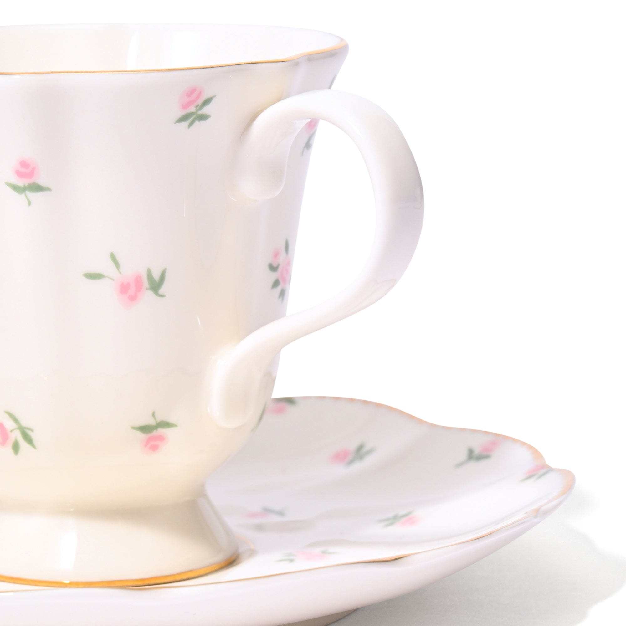 Classic Rose Cup & Saucer Pink