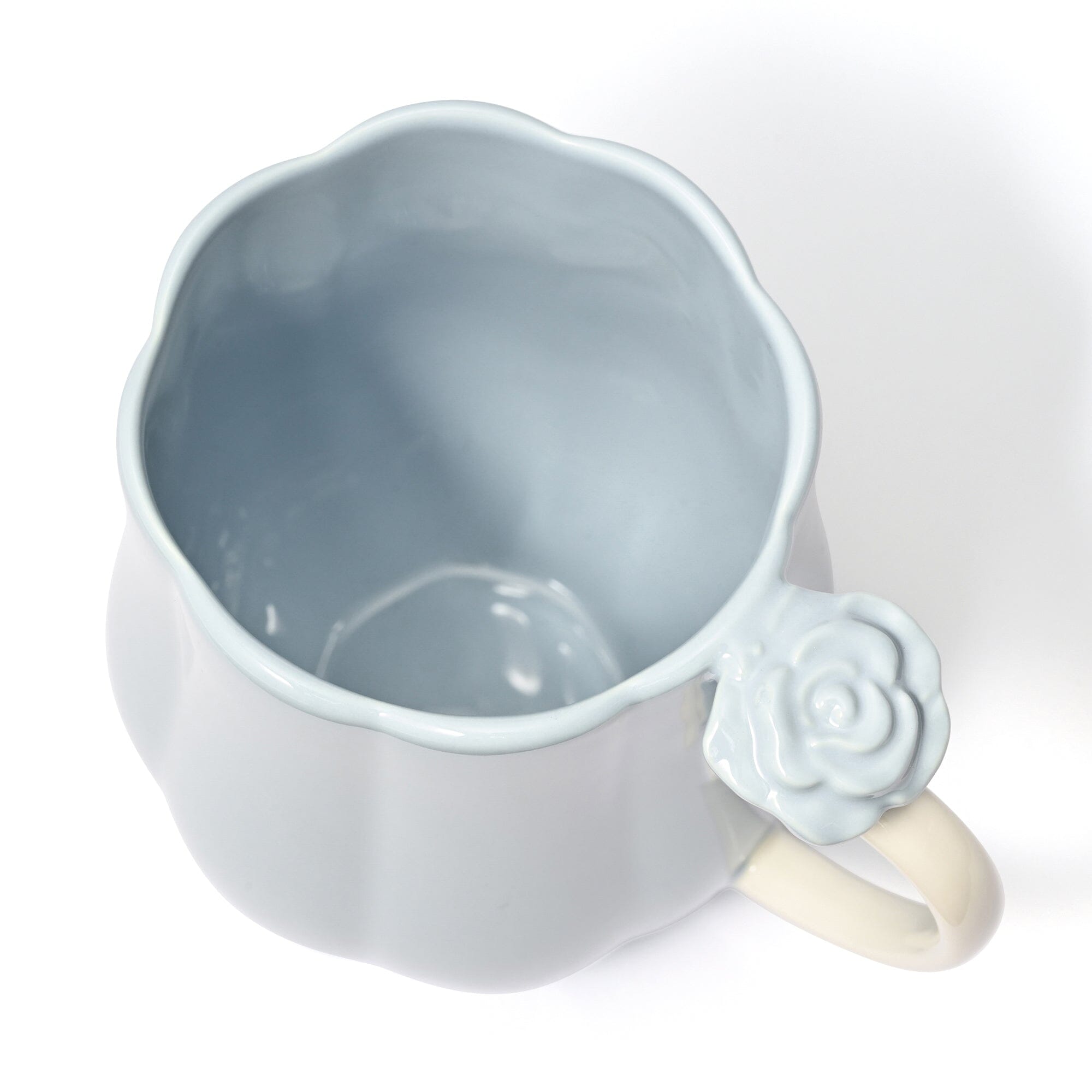 Rose Relief Mug Blue