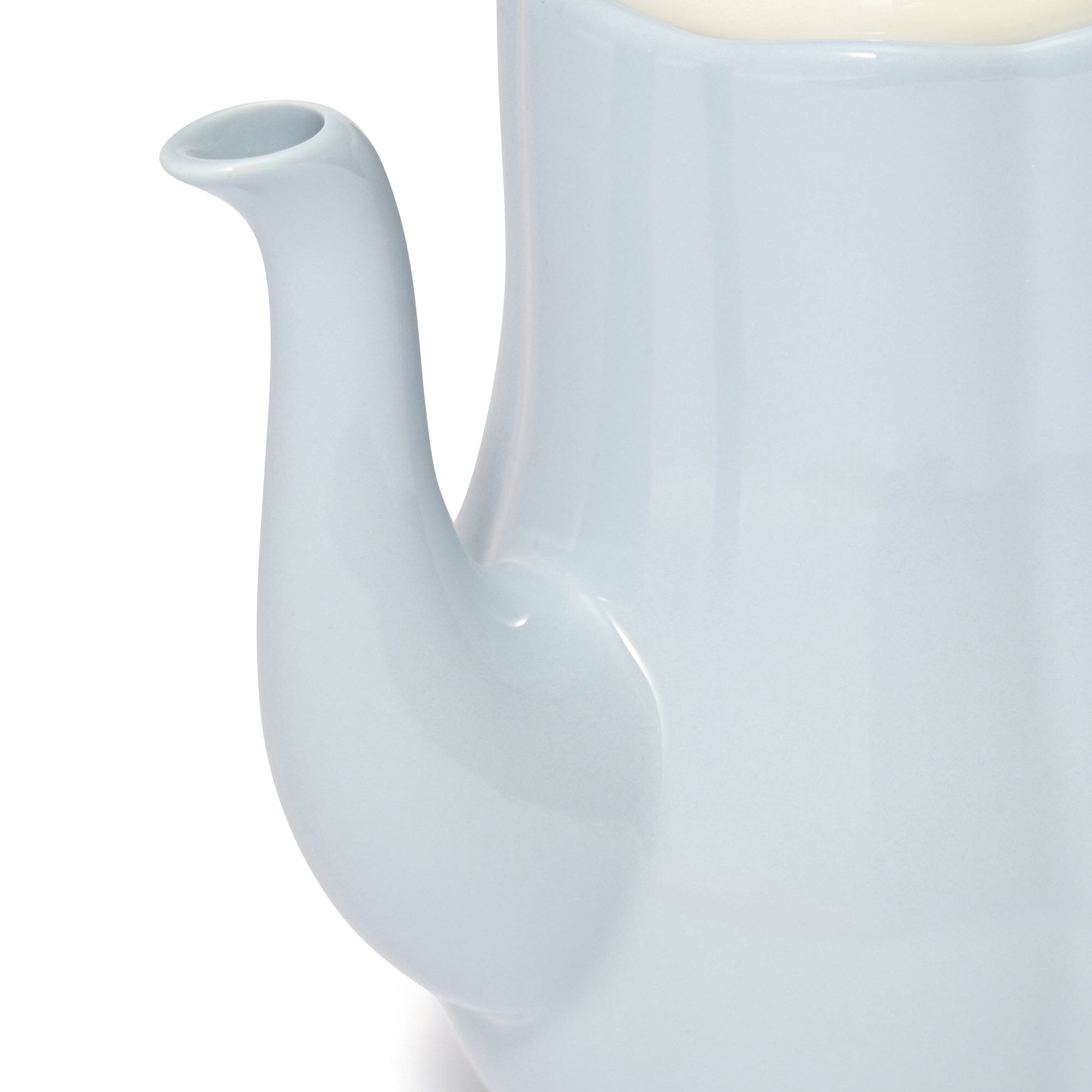 Rose Relief Teapot Blue