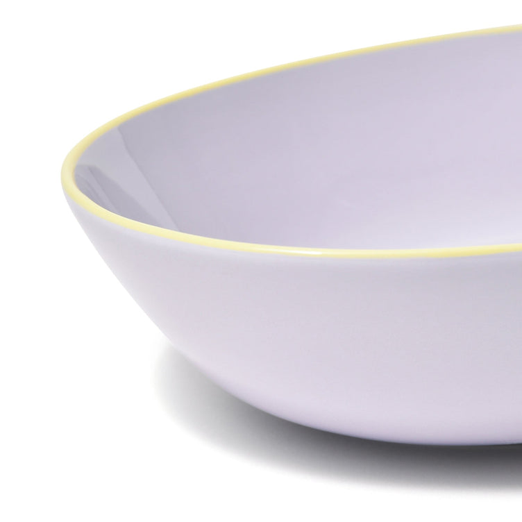 Ordi Colorful 3-Piece Oval Tableware Set Purple