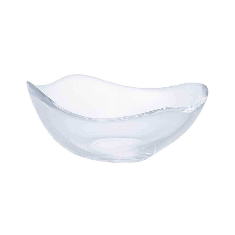 Wavelet Glass Bowl Medium Clear