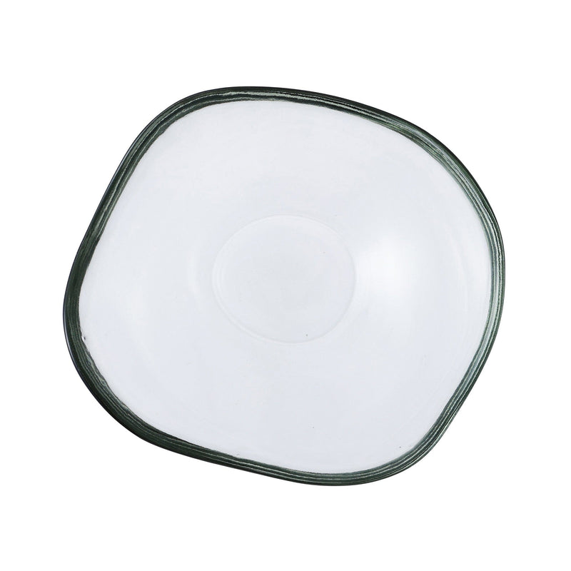 Wavelet Glass Bowl Medium Green