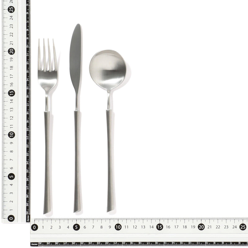 Pair Cutlery 6 Piece Dinner Set  Silver