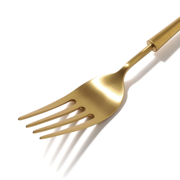 Pair Cutlery 4 Piece Dinner Set  Gold