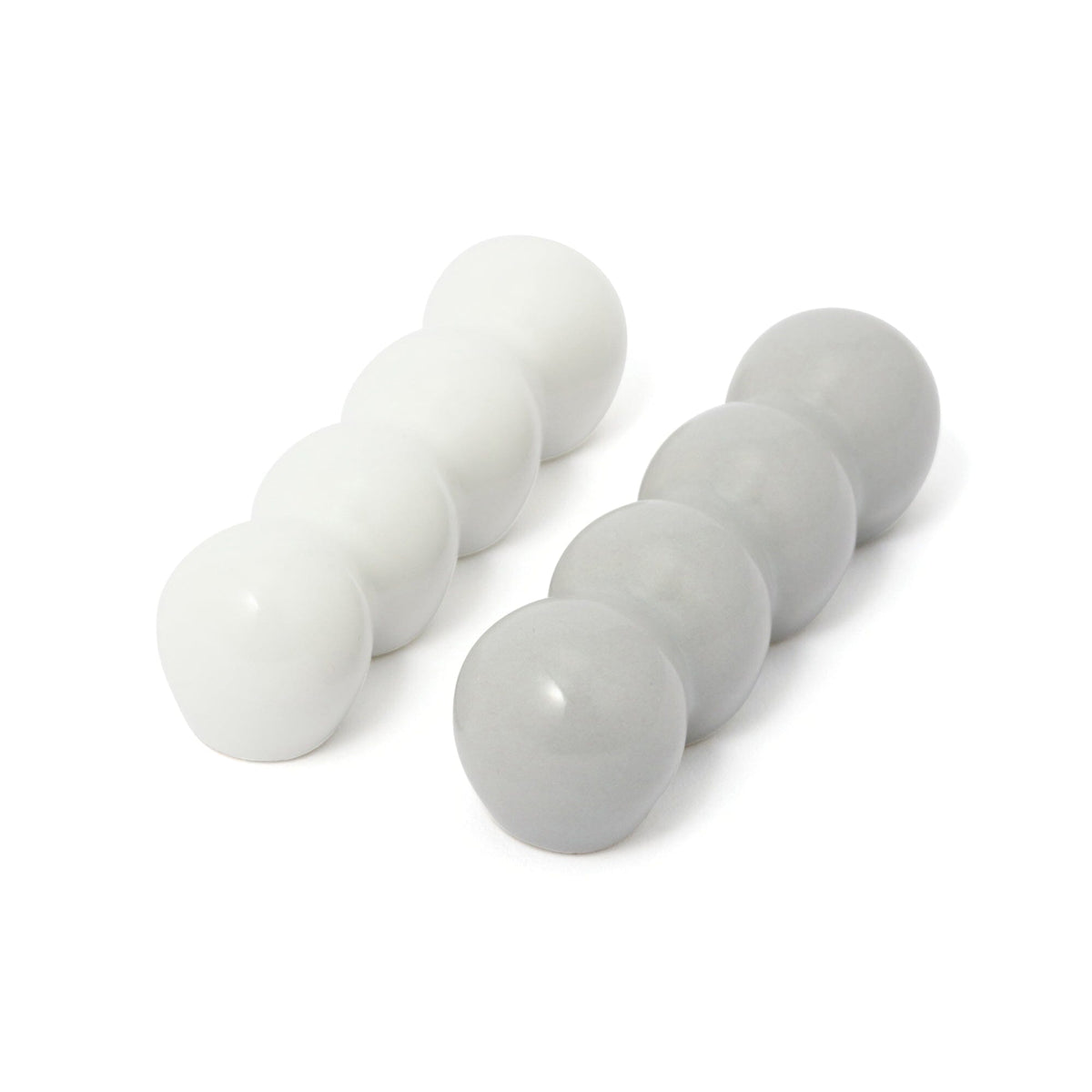 Chopstick Rests Set Of 2 Pom-Poms White