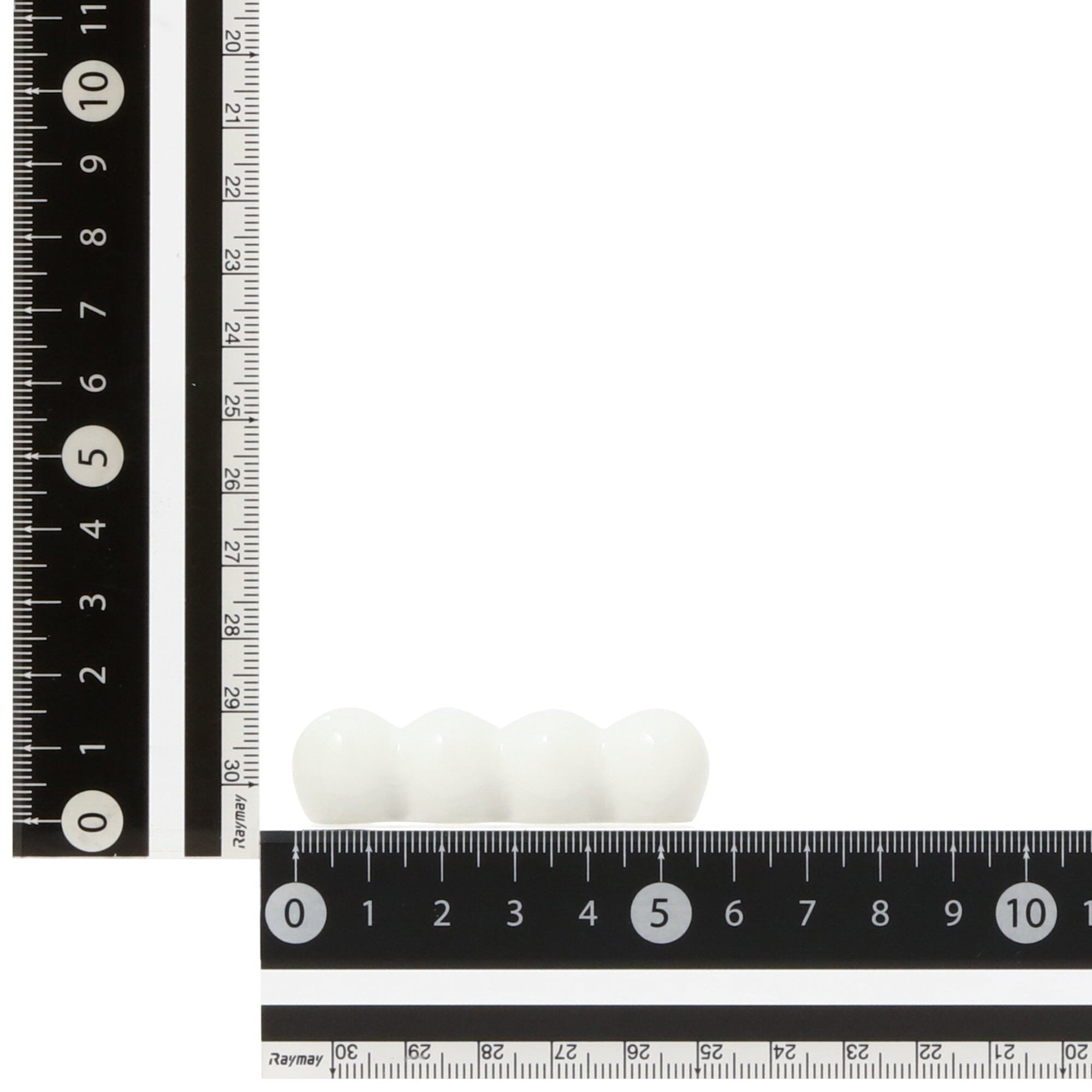 Chopstick Rests Set Of 2 Pom-Poms White