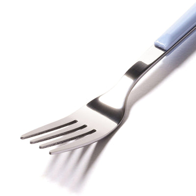 Color Handle Cake Fork Blue