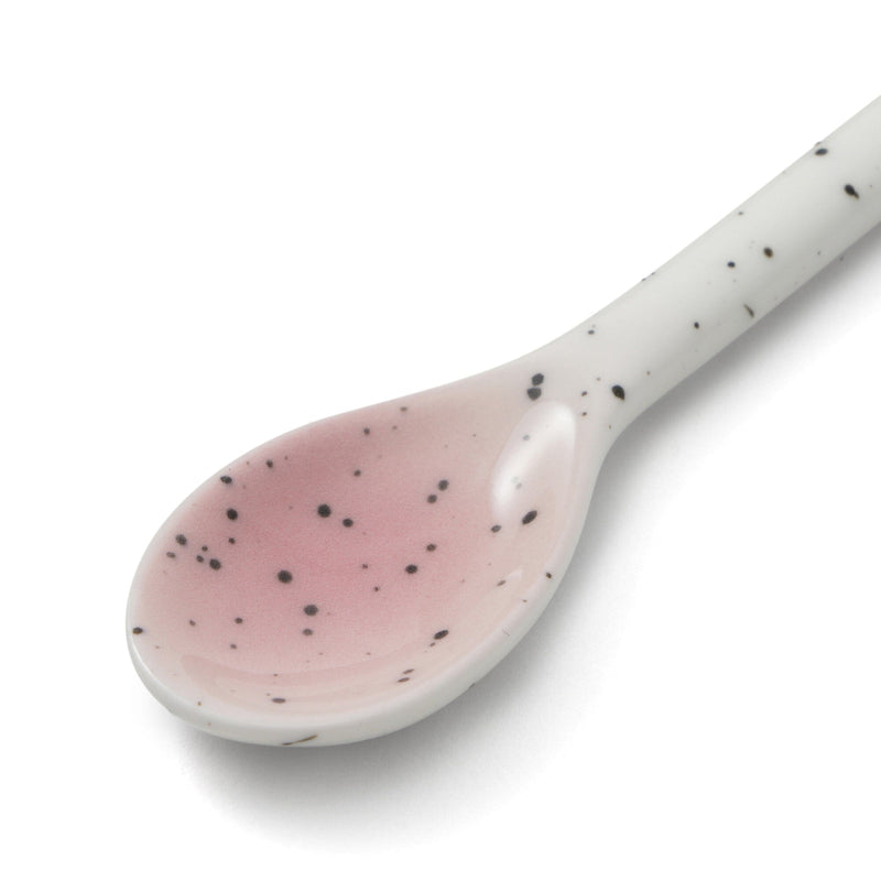Splatter Dessert Spoon Pink