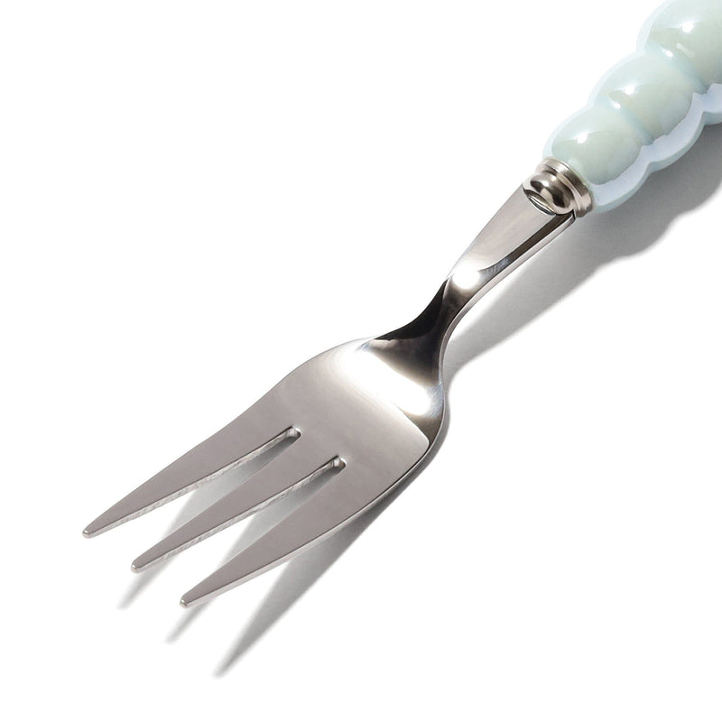 Pearl Dessert Fork Light Blue