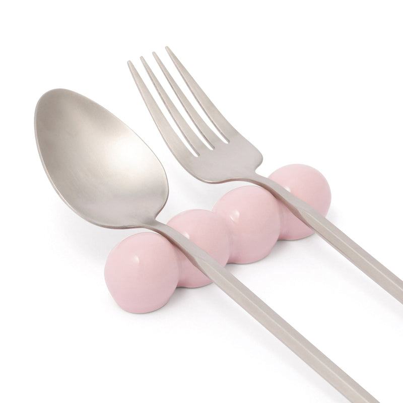 Cutlery Rest Pompon Pink