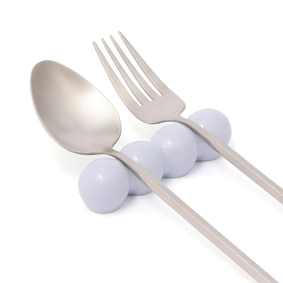 Cutlery Rest Pompon Blue