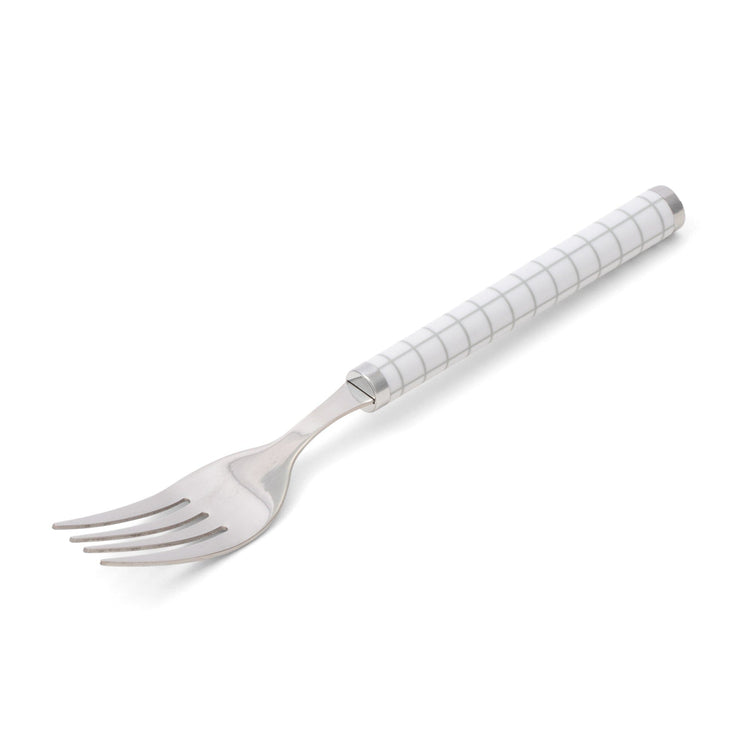 Cutlery Set Of 8 Check Gray
