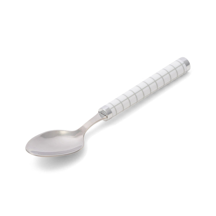 Cutlery Set Of 8 Check Gray