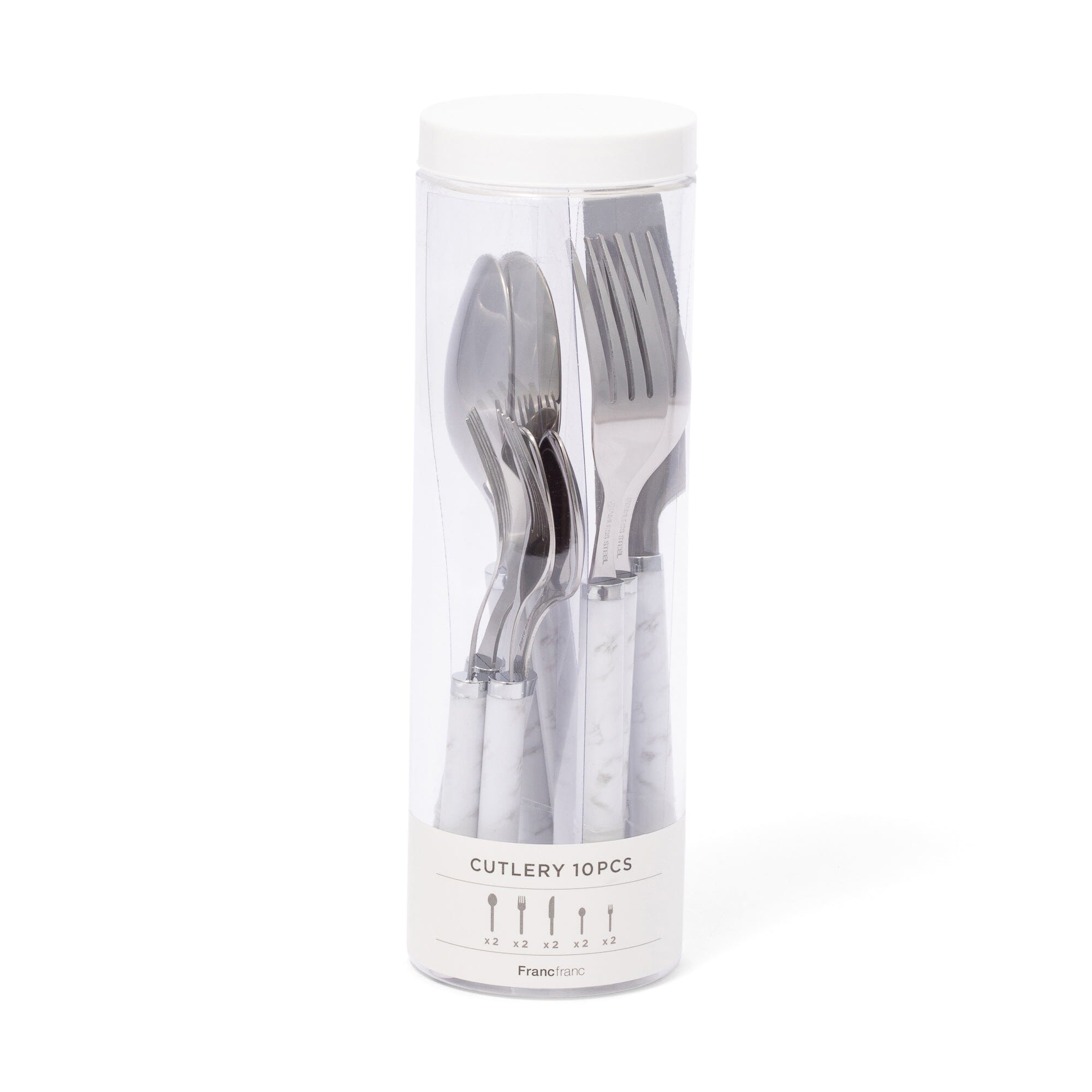 Cutlery Set Of 10 Connie Marble