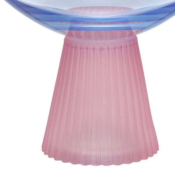 Bicolor Dessert Glass  Blue x Pink