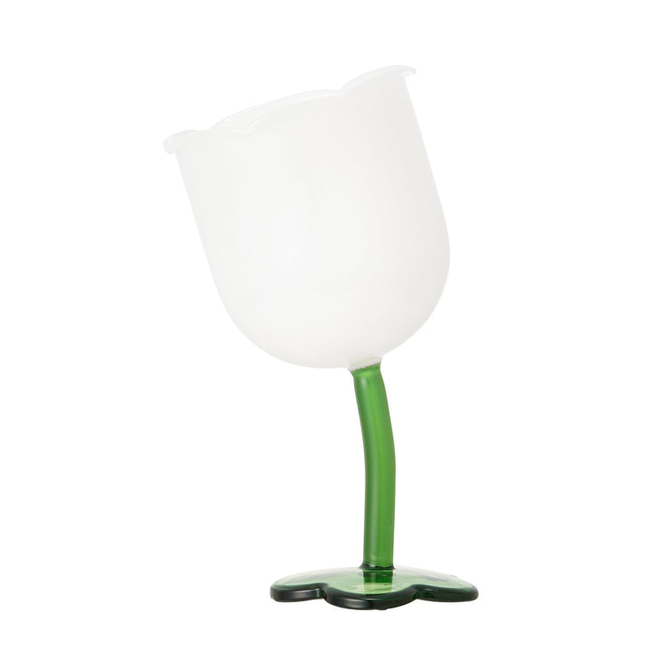 Tulip Glass  White