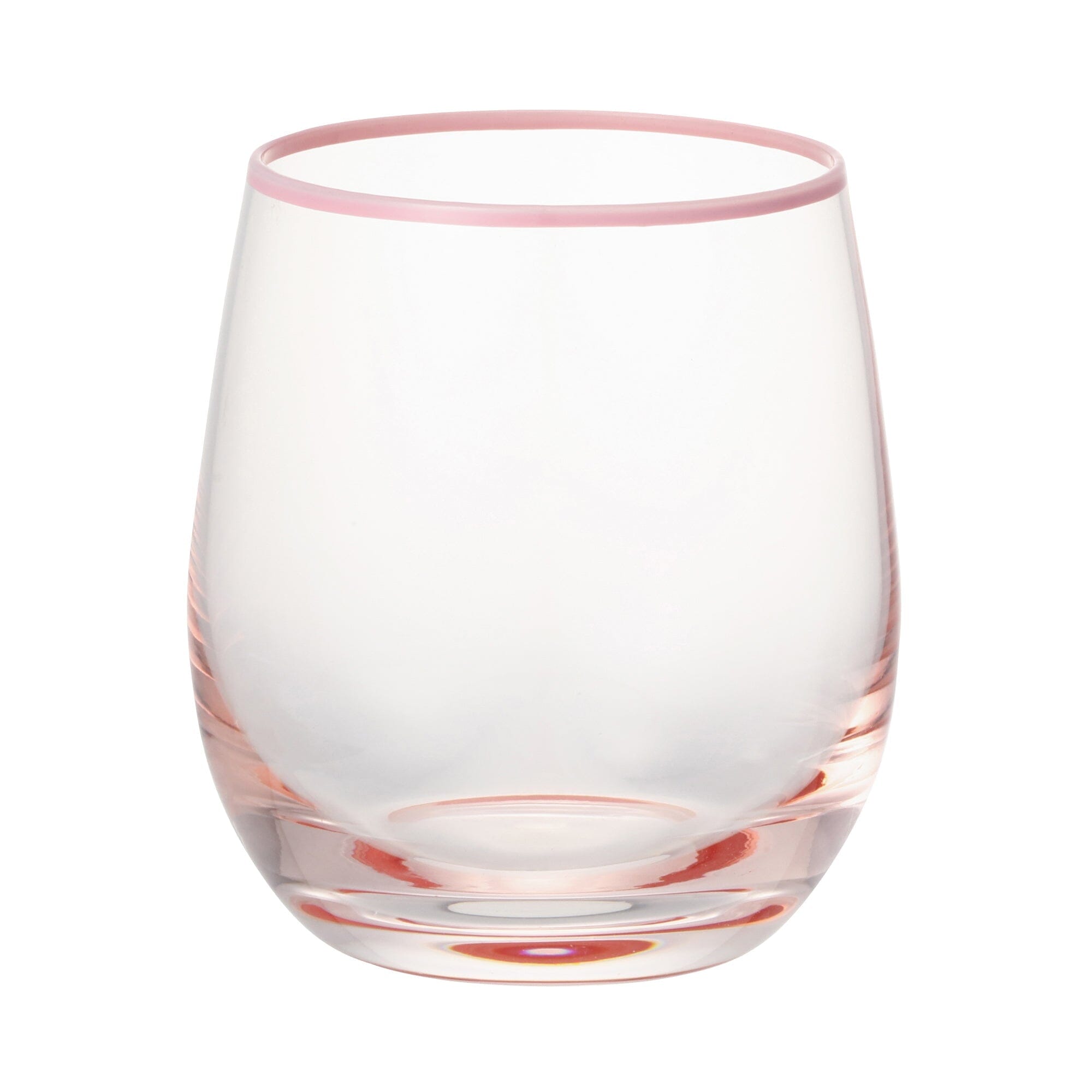 Color Rim Tumbler Pink