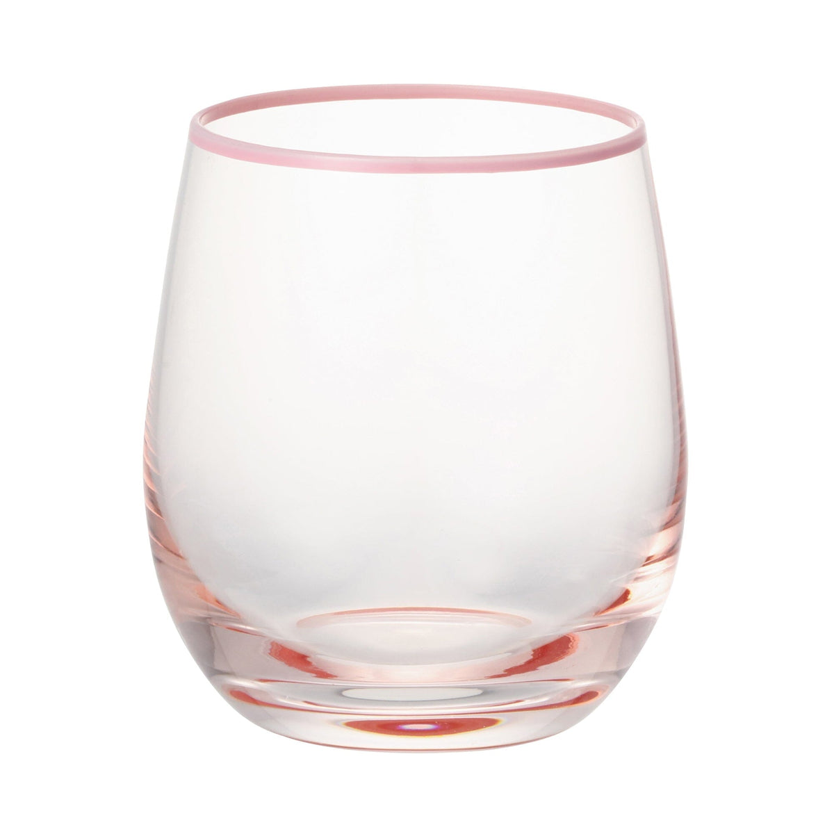 Color Rim Tumbler Pink