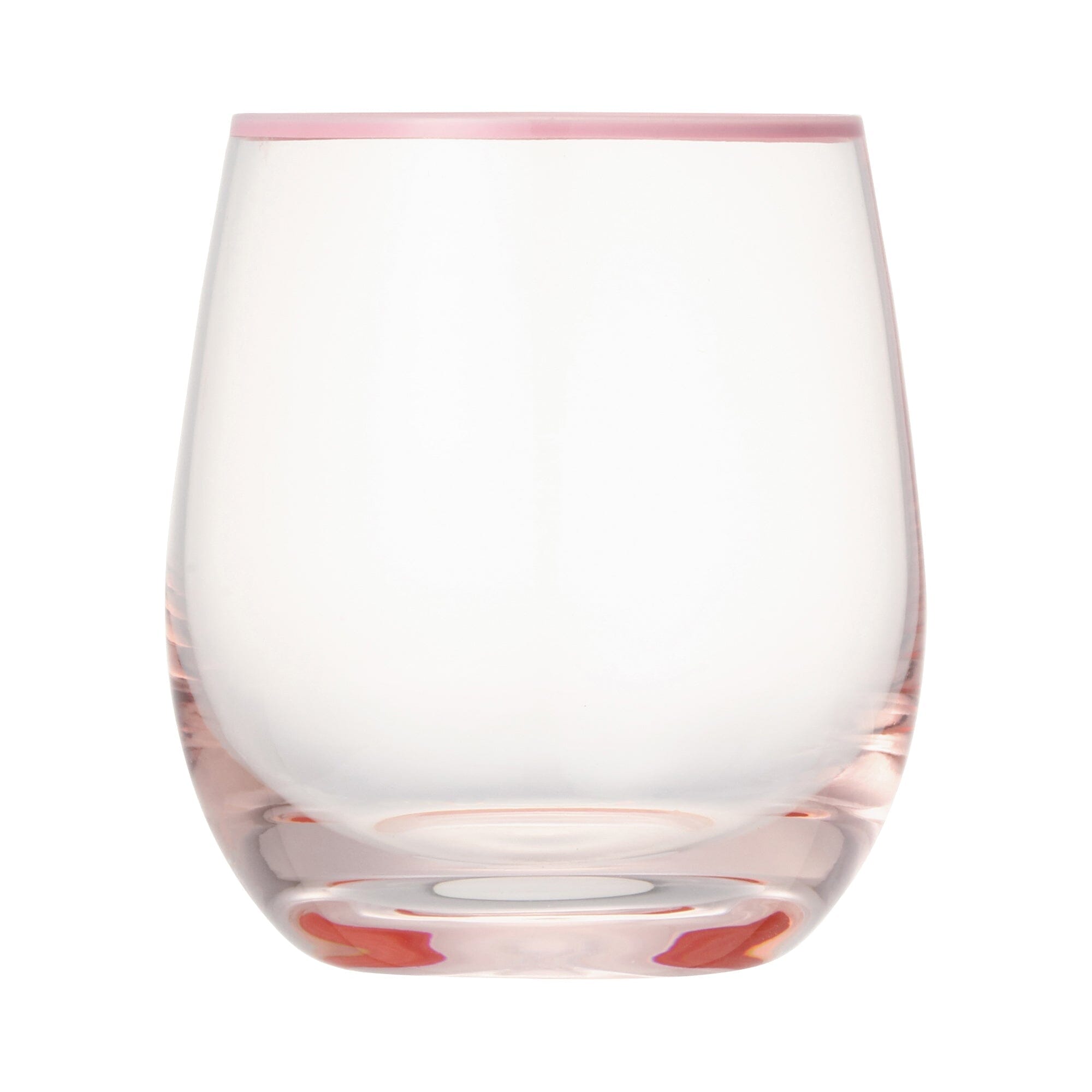 Color Rim Tumbler Pink