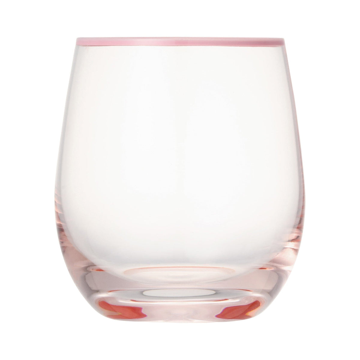 Color Rim Tumbler Pink