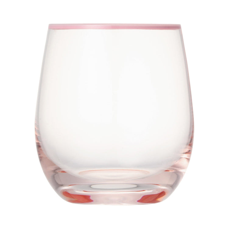 Color Rim Tumbler Pink