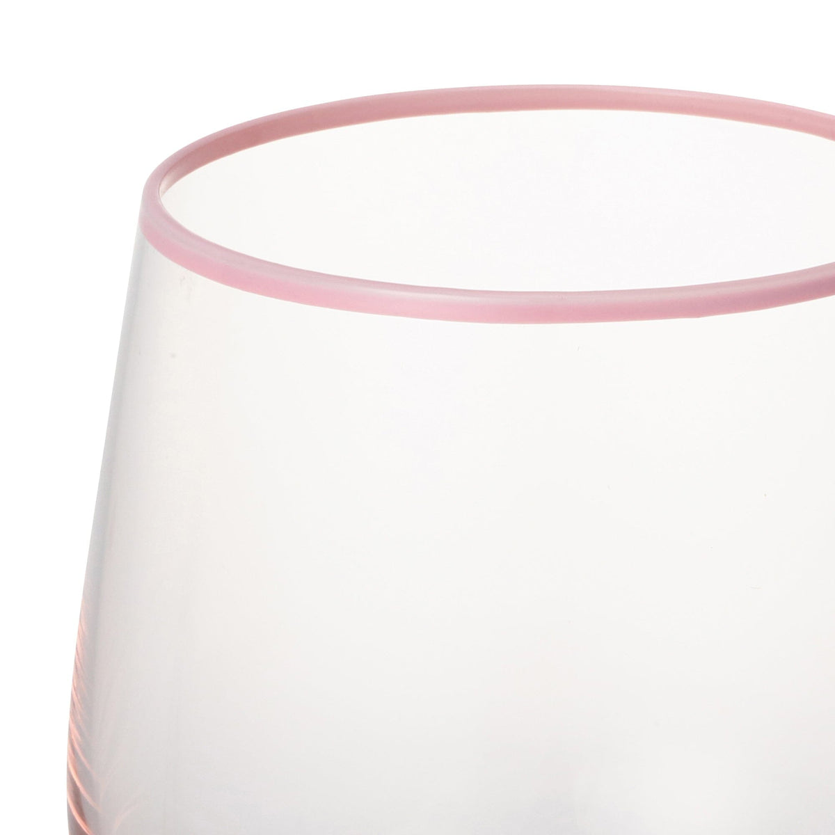 Color Rim Tumbler Pink