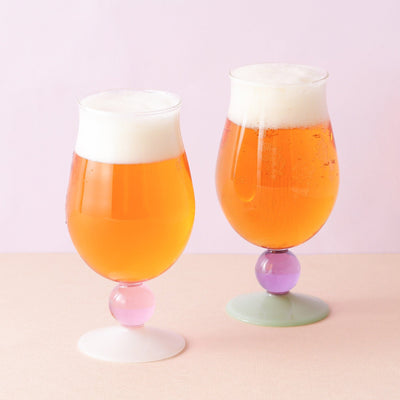 Tulip Beer Glass Purple