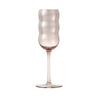 MokoMoko Champagne Glass Brown