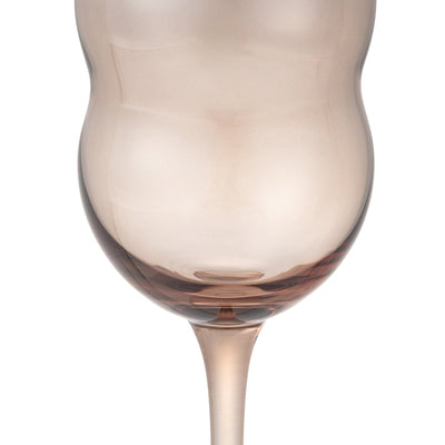 MokoMoko Champagne Glass Brown
