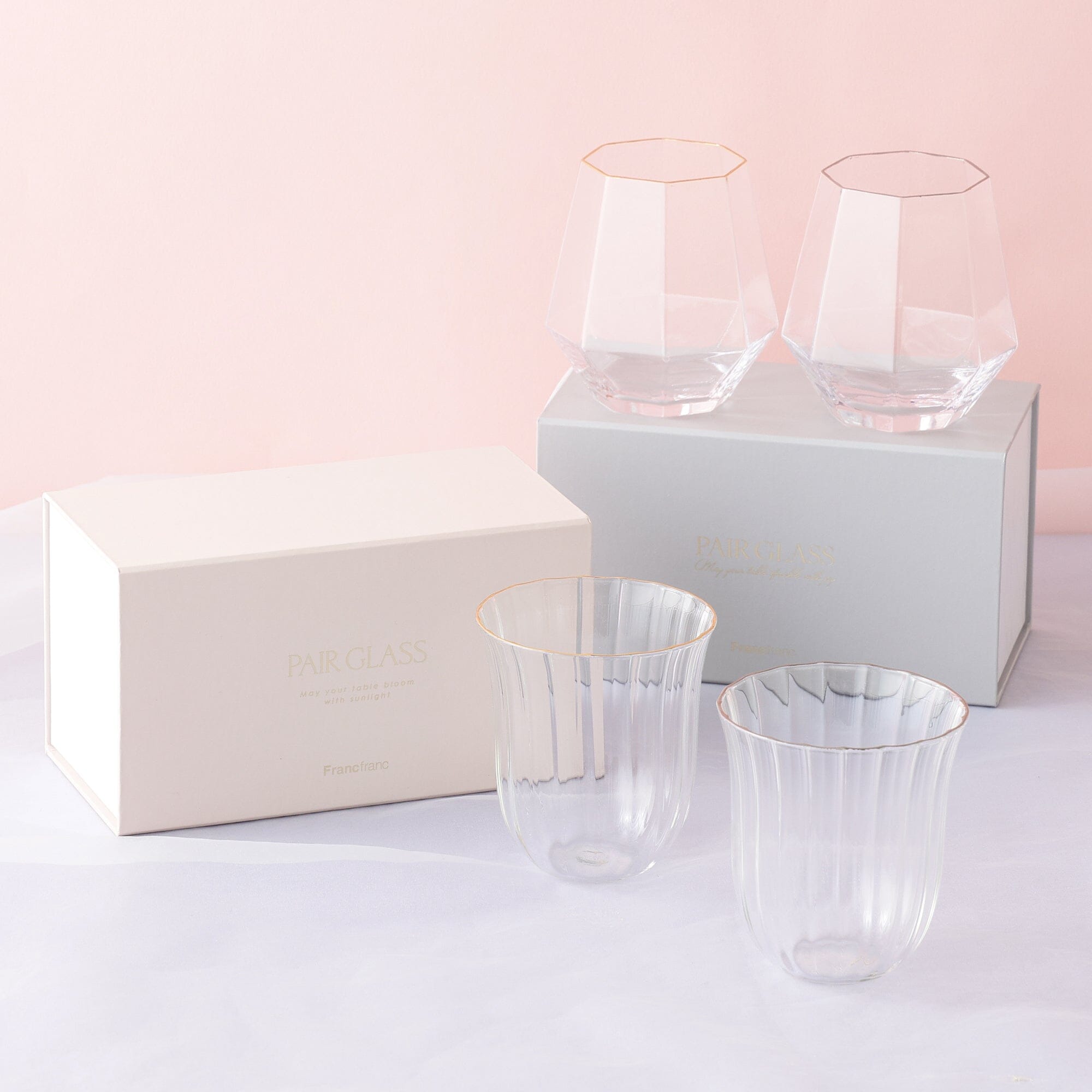 GS Pair Of Glass Diamond