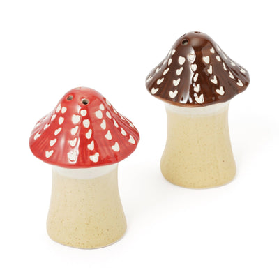 Mushroom spice bottle red