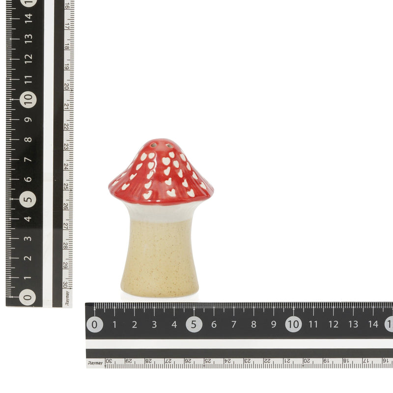 Mushroom spice bottle red