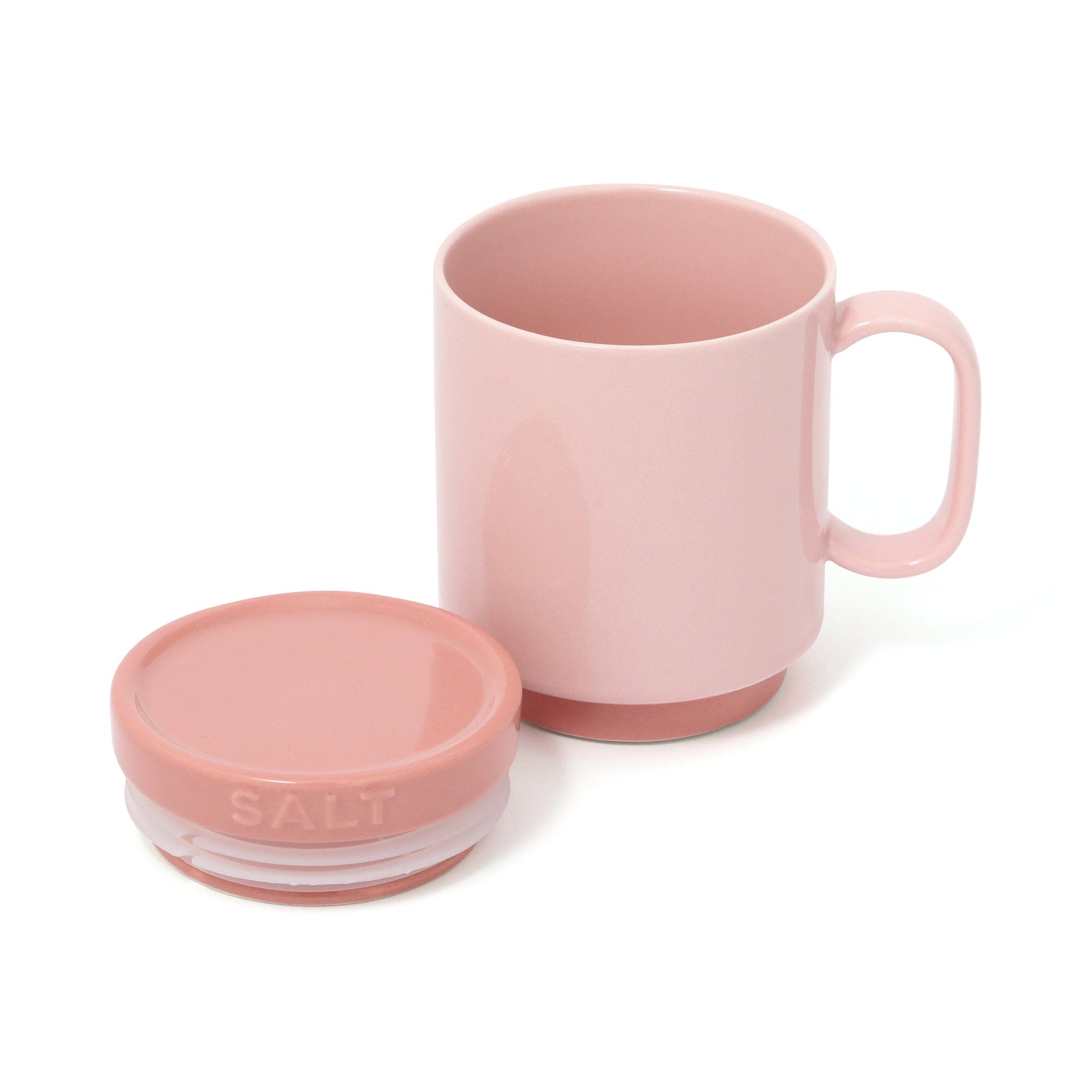 Bicolor Mug Canister Salt Pink