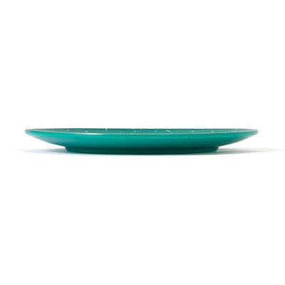 Splatter Melamine Plate Small Green