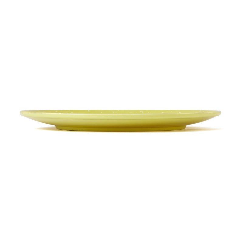 Splatter Melamine Plate Small Yellow