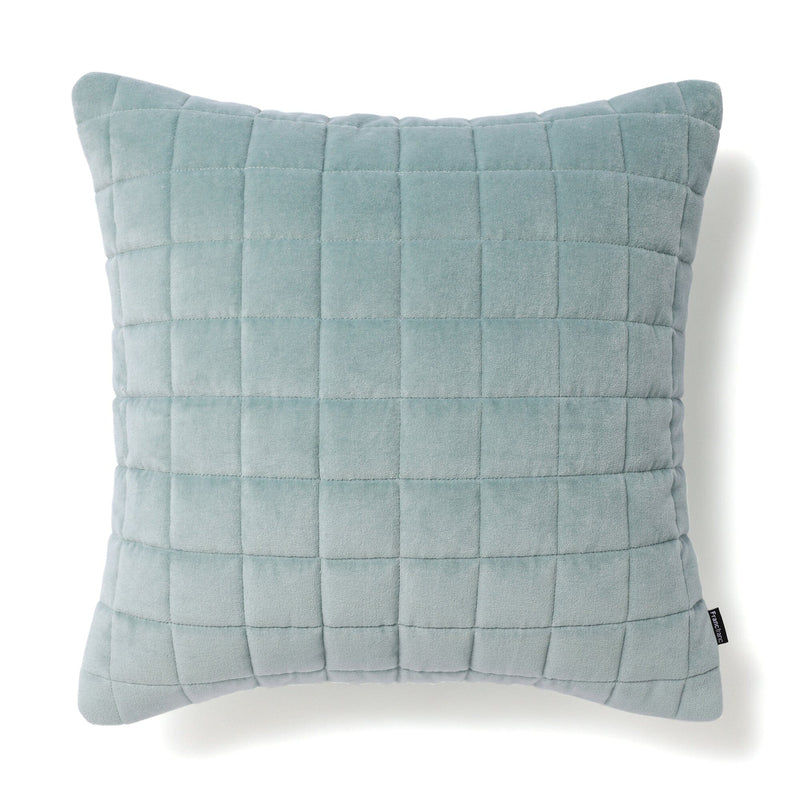 Check Quilt Cushion Cover 450 X 450 Blue