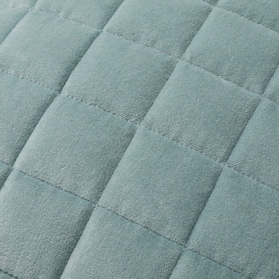Check Quilt Cushion Cover 450 X 450 Blue