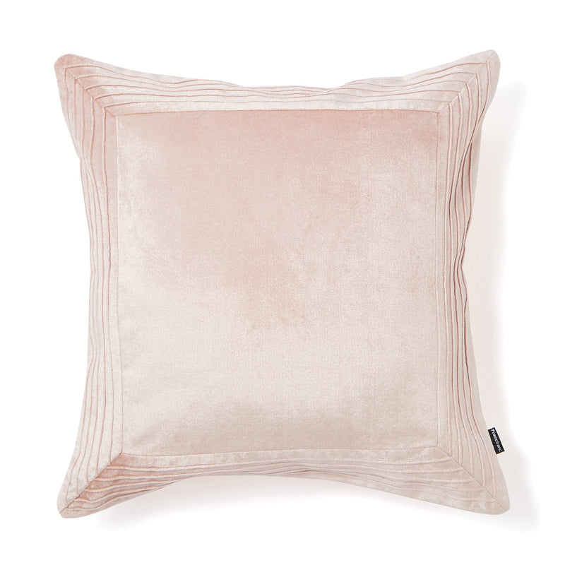 Velvet Frame Cushion Cover 450 X 450 Light Pink