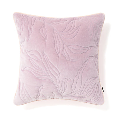 Velvet Quilt Cushion Cover 450 X 450 Ligjt Purple